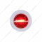 United Pacific 3 Led Dual Function Mini Clearance/Marker Light With Bezel - Red Led/Red Lens 37968 - alternate 1